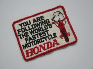 【中古】ビンテージ HONDA ホンダ You Are following World