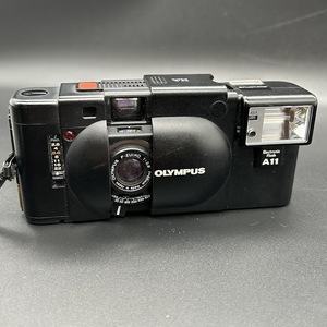 【K-38】　OLYMPUS　オリンパス　フィルムカメラ　Electronic Flash　A11　XA　F・ZUIKO　1:2.8 　ｆ35㎜　カメラカプセル　現状品