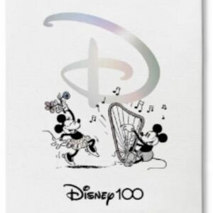 在庫2 Happyくじ　Disney100　キャンバスアート　④ ミッキーマウス　ミニーマウス