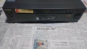 SONY　CD　LDデッキ　MDP-A10　リモコン付き　中古現状品　送料込み