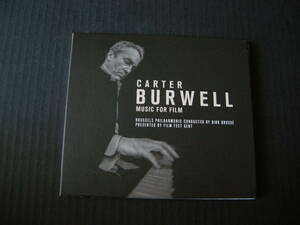 「カーター・バーウェル映画音楽集」(CARTER BURWELL/MUSIC FOR FILM) 新録 (デジパック仕様ジャケット・SILVA SCREEN/EU盤)