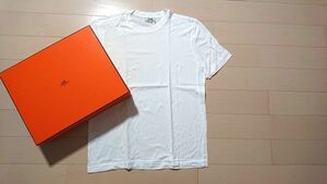 【超美品】エルメス HERMES Tシャツ 肩H刺繍 SIZE:L (L程度)