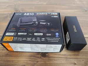 【未使用品】 最新4K UHD 70mai Dash Cam 4k A810ドライブレコーダーSONY製 STARVIS2搭載 128GB 【駐車監視ケーブル付属】