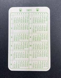 珍 1971 カレンダー ロレックス ROLEX calendar BOX 箱 空箱 ケース 冊子 1675 5513 6263 1655 1665 1019 1016 1007 6694 1601 1603 GENEVE