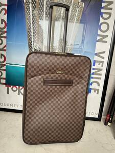 【即決/即納】！美品！ダミエライン！ LOUIS VUITTON ルイヴィトン ペガス65 スーツケース キャリーケース ビッグサイズ 本物