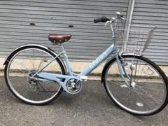 『大阪市内無料配達』前後タイヤ新品‼︎ 中古自転車　27 6段変速　オートライト