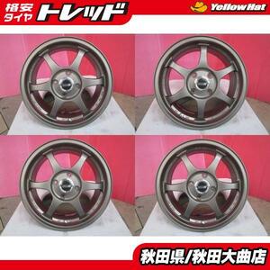 送料無料 限定1台! SSR TYPE-C 16 7.0 +42 4H114.3 中古 4本セット 4-114.3 4穴114.3 旧車 等に