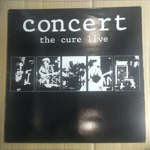 The Cure「concert(the cure live)」英オリジナルLP 1984年★★post-punk new wave ザ・キュアー