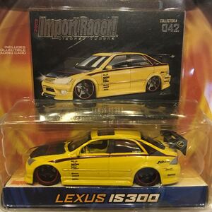 未開封 Jada 1/64 LEXUS IS300 DUB カスタム イエロー ミニカー レクサス TOYOTA トヨタ アルテッツァ モデルカー 黄色 ドリフト