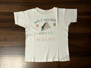 2010s へラーズカフェ WW2ミリタリーTシャツ38 ノーズアート 大阪城 ハンドペイント スーベニアビンテージ復刻 warehouse 40s50s