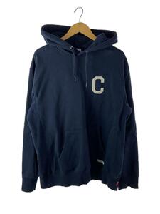 COVERNAT◆C LOGO HOODIE/パーカー/XL/コットン/NVY