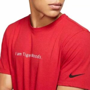 海外正規 ナイキ NIKE ゴルフ Tシャツ タイガー・ウッズ I am Tiger Woods. Dri-FIT ドライフィット LIMITED クルーネック Tee