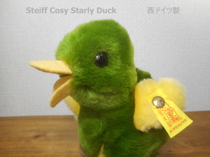 ドイツ　シュタイフ　Steiff　アヒル　Cosy Starly Duck　ぬいぐるみ　西ドイツ製　ビンテージ