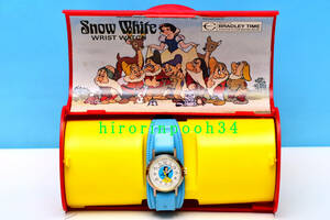 ヴィンテージ　貴重　未使用　BRADLEY　白雪姫　手巻腕時計　ディズニー　SWISS