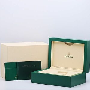 1円 外箱付 良品 ロレックス 39141.01 空箱 BOX/ケース 腕時計用 グリーンカラー メンズ/レディース腕時計用 NSY 5524200 4BLY