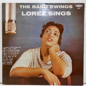 ●即決VOCAL LP Lorez Alexandria / the Band Swings j35829 米オリジナル、黒銀 Dg Gg Mono ロレツ・アレキサンドリア