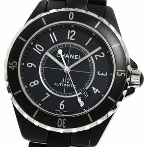 訳あり シャネル CHANEL H3131 J12 マットブラック 自動巻き メンズ _739824【ev15】