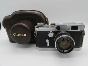 キヤノン Canon MODEL VT + 50mm f:1.8 LENS レンズ キャノン レンジファインダー フィルムカメラ　純正ケース付き　ジャンク