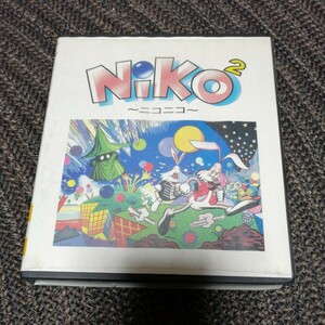 PC8801 SR以降版 NIKO2 ニコニコ 5.2D WOLFTEAM ケース マニュアル ゲームソフト ケース割れ ネコポス レア レトロゲーム 税なし