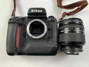 1000円~■★動作未確認★Nikon ニコン F5 一眼レフ フィルムカメラAF NIKKOR 24-120mm 1:3.5-5.6 D★okoy2607342-4★t9065