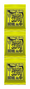 即決◆新品◆送料無料ERNIE BALL 2221×3(REGULARSLINKY10-46/メール便