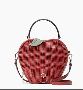 新品 ケイトスペード kate spade ショルダー バッグ リンゴ りんご