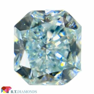 FANCY INTENSE GREENISH BLUE 1.12ct RCT/RT1218/GIA