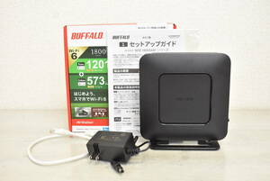 BUFFALO バッファロー 無線LANルーター WSR-1800AX4P-BK Wi-Fi 6対応 1K207