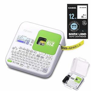 カシオ ラベルライター ネームランドBIZ スマートモデル KL-G2 テープ付セット KL-FR3 (3.5mm-24mm幅)