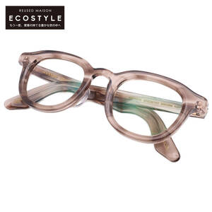 1円 MOSCOT モスコット LEMTOSH BROWN ASHメガネフレーム 眼鏡 47□24-145