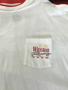 Winston Racing Team Tシャツ　ウィンストンカップ　チーム　ナスカー　レーシング　ドライバー　レース　ビンテージ　古着　アメカジ