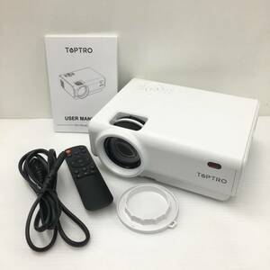 T1771●TOPTRO LED プロジェクター TR21●日本語取扱説明書付き Bluetooth対応 小型 ホームシアター