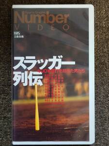 ビデオ Number Video「スラッガー列伝」 400本塁打を超えた男たち　[VHS] 