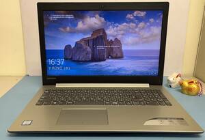 中古ノートパソコン★Windows10★Lenovo Core i3-6006U/@2.00GHz/4GB/SSD 120GB/15インチ以上★