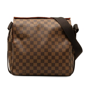 ルイ ヴィトン ダミエ ナヴィグリオ ショルダーバッグ N45255 ブラウン PVC レディース LOUIS VUITTON 【中古】