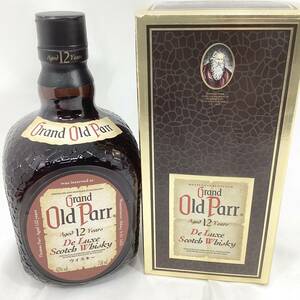 【未開封】グランド オールドパー・スコッチウイスキー 43度 750ml 12years 12年 古酒 洋酒 Grand Old Parr (E1284)