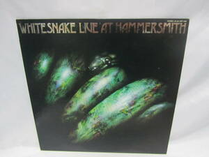 WHITESNAKE　Live At Hammersmith　ホワイトスネイク　ライヴ・アット・ハマースミス　MPF1288　レコード　良品