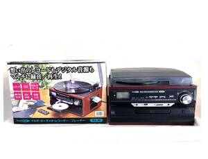 ☆美品 Bearmax マルチオーディオレコーダー 多機能プレイヤー MA-88 レコード/CD・CDR/カセットテープ/SD/USB/AM/FM 動作確認済み