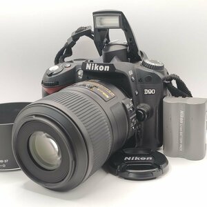 カメラ Nikon D90 / DX AF-S Micro NIKKOR 85mm f/3.5 G ED SWM VR IF デジタル一眼レフ セット品 現状品 [1661HJ]