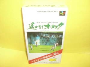 ☆中古☆　SFC　【遥かなるオーガスタ】箱有・説コピー【即決】