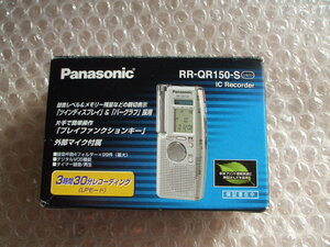 Panasonic ICレコーダー RR-QR150-S 動作品 ジャンク扱い