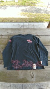 和風 スイキョウ 長袖 Tシャツ折鶴 サイズ メンズS used