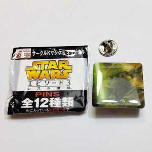 ヨーダ★STAR WARS エピソード３ ピンズ ピンバッジ★検)非売品 サークルKサンクス限定 オリジナル スターウォーズ フィギュア