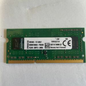 Kingston ノートPCメモリ　4GB KVR16LS11/4 DDR3