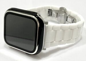アップルウォッチバンド セラミックベルト Apple Watch セラミック ホワイト メンズ　レディース　002