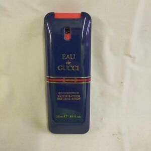 P25 【GUCCI/グッチ/香水】EAU DE GUCCI 25ml 残量(約)/9割 85 Fl.oz NEW YORK レディース メンズ フレグランス　※残量９０％以上あり