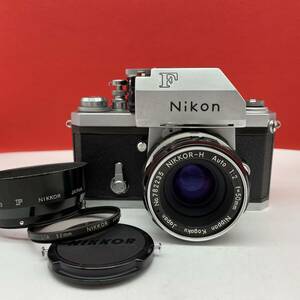 □ Nikon F フォトミックTN ボディ NIKKOR-H Auto 50mm F2 レンズ フィルムカメラ 一眼レフカメラ 動作確認済 現状品 ニコン