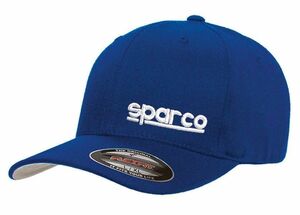 SPARCO（スパルコ） ベースボールキャップ CAP FLEX-FIT 2019 ブルー Sサイズ・Mサイズ