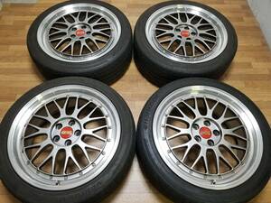 【希少】18インチ 7.5J +49 PCD100 BBS LM チャンピオンエディション LM137 STI レガシィ インプレッサ 86 BRZ プリウス RS-GT RG-R RE RF