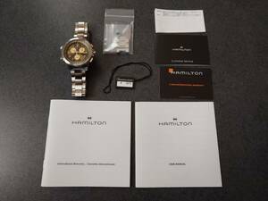 1円～【美品】ハミルトン HAMILTON KHAKI AVIATION カーキ アビエーション X-WIND H77932160　おまけ付き